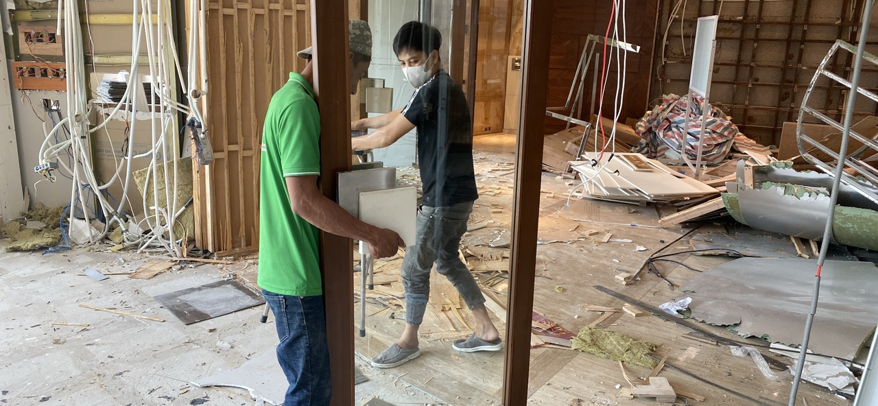 Tháo dỡ hoàn trả mặt bằng tại Quận 3
